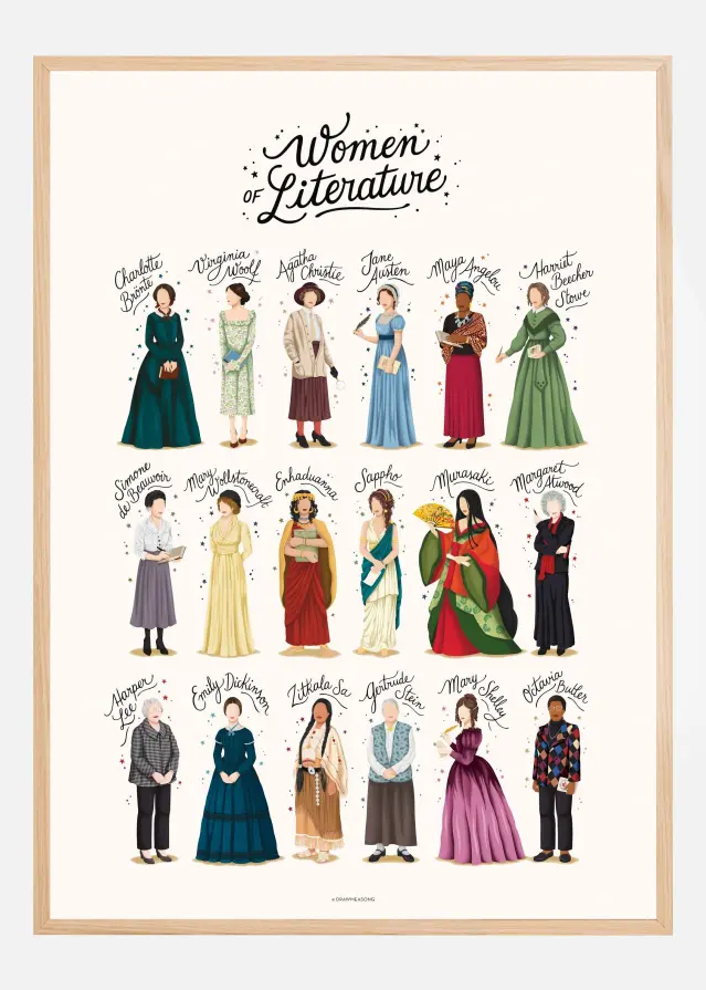 Women of Literature Plakat