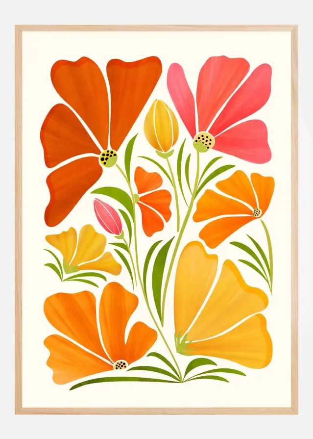 Spring Wildflowers Plakat