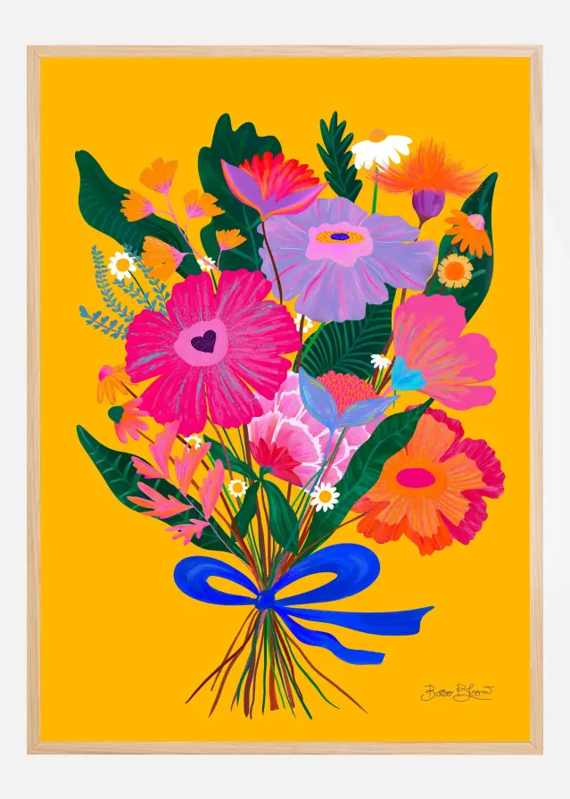 Eclectic Flowers Plakat