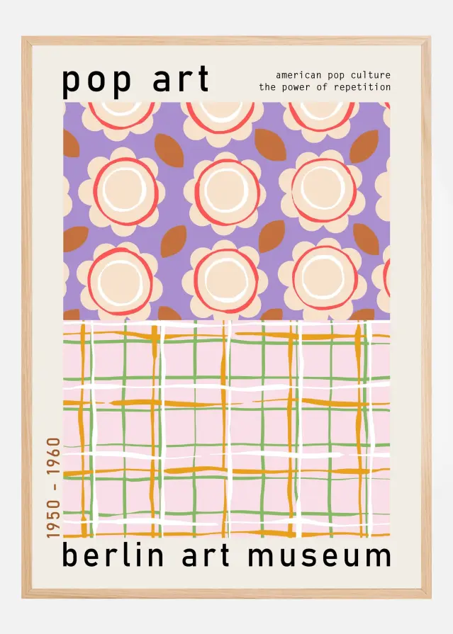 Berlin Art Museum Pop Art Plakat