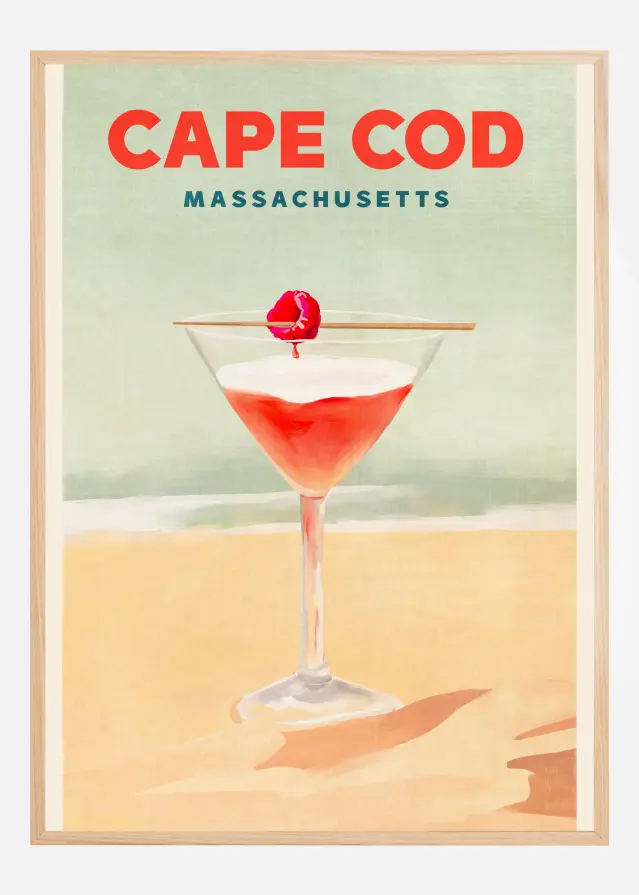 Cape Cod Cocktail Tall Poster Plakat