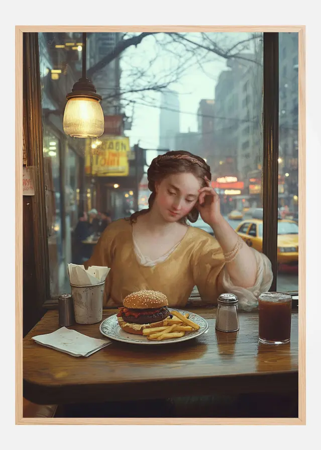 Diner disappointment Plakat