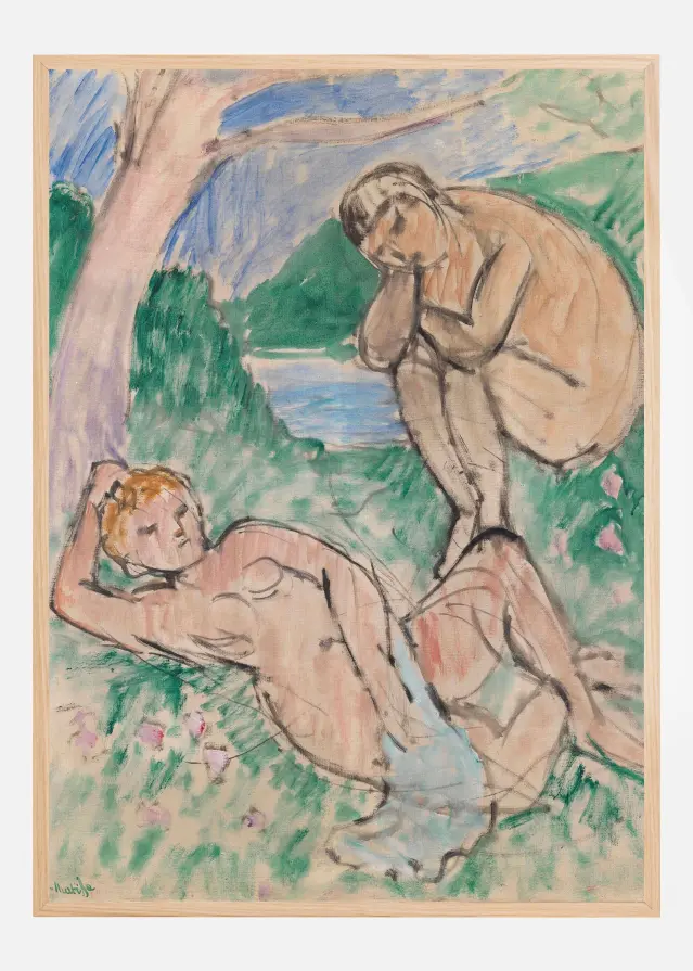 Baigneurs - Henri Matisse Plakat