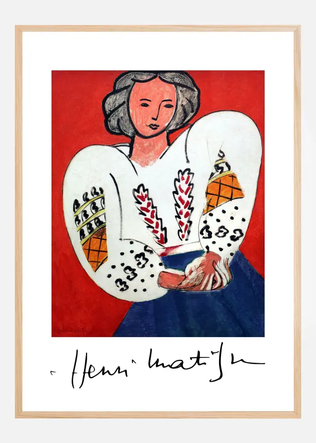 La Blouse Roumaine 1940 - Henri Matisse Plakat
