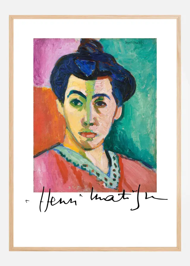 La Raie Verte With Signature - Henri Matisse Plakat