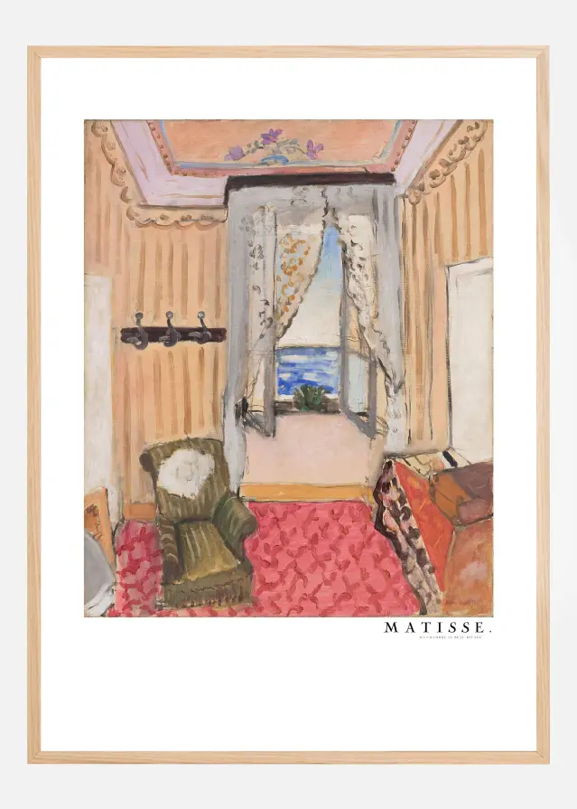 Ma Chambre Au Beau Rivage Boarder - Henri Matisse Plakat