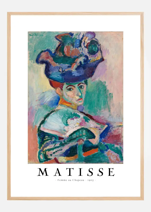 Woman With Hat 1905 - Henri Matisse Plakat