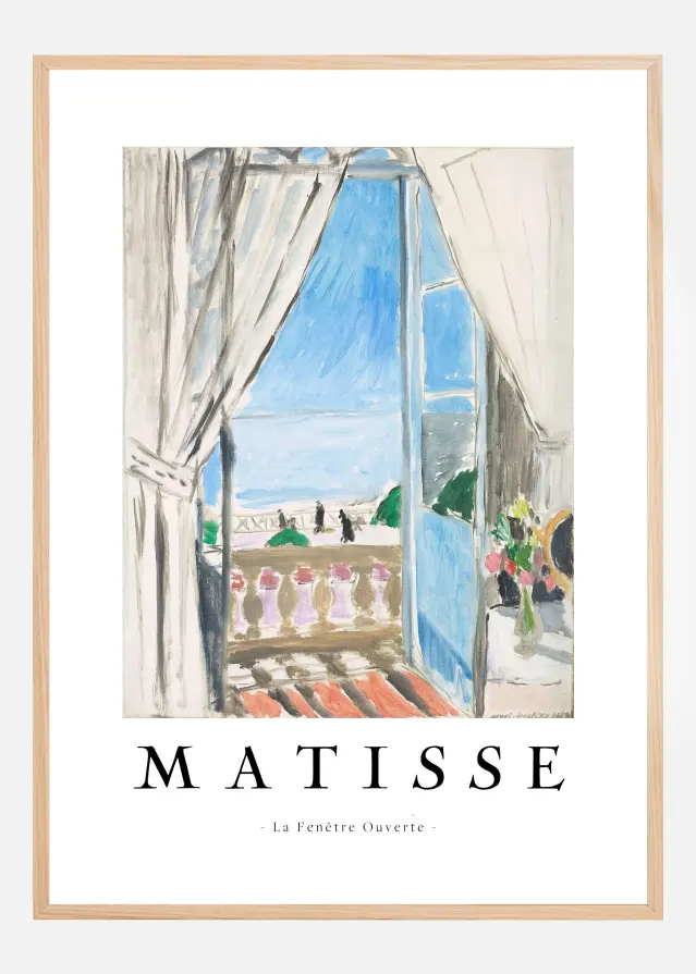 La FenAatre Ouverte II - Henri Matisse Plakat