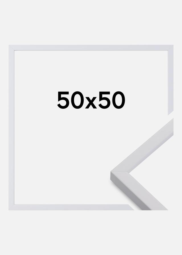 Ramme Exklusiv Hvid 50x50 cm