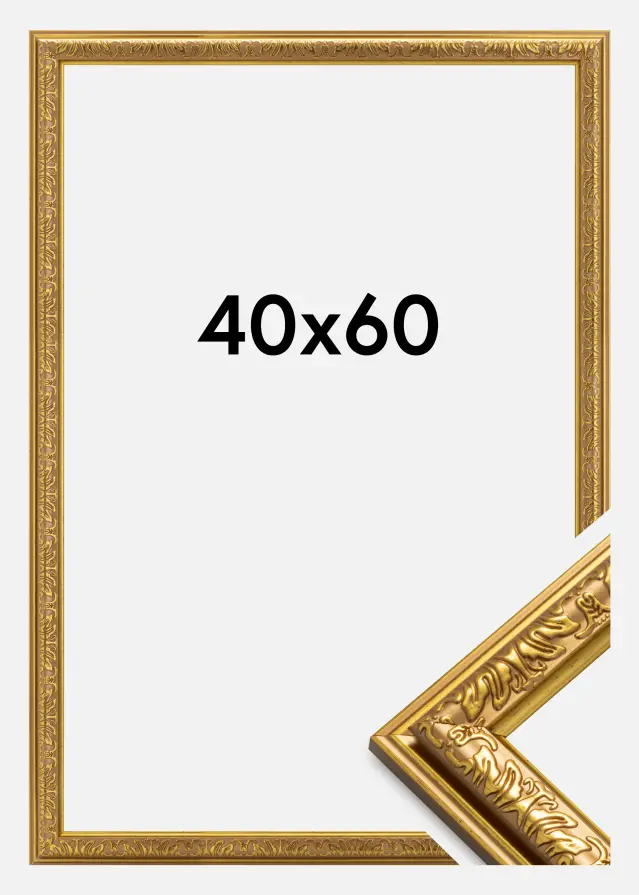 Ramme Nostalgia Guld 40x60 cm