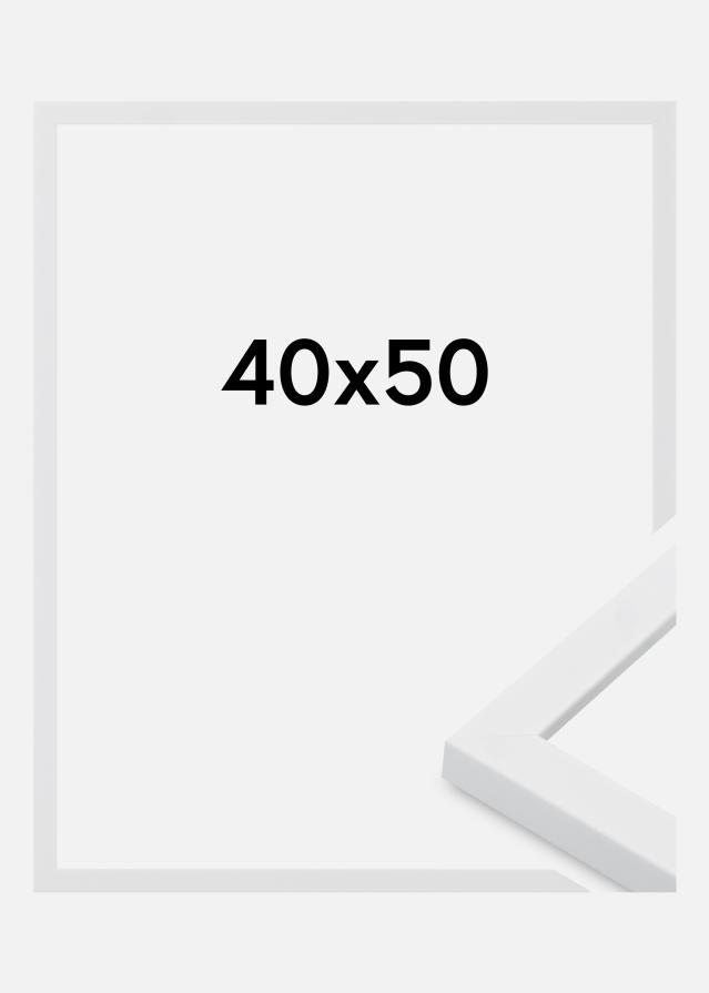 Ramme Oban Akrylglas Hvid 40x50 cm