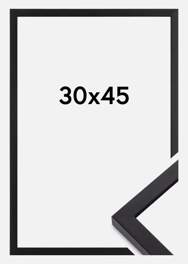 Ramme Torrance Mat antirefleksglas Sort 30x45 cm