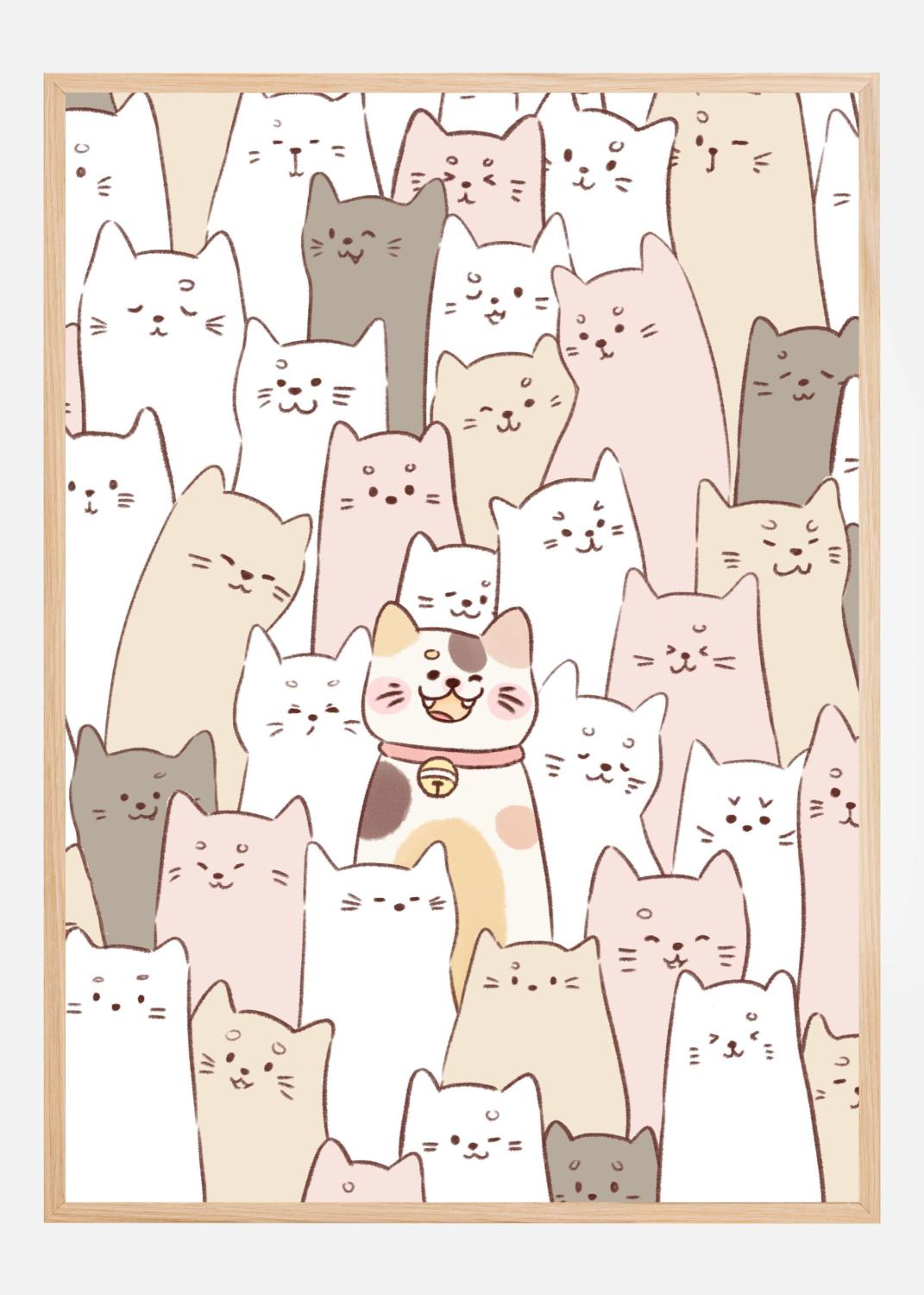 Product Image for Cute Kitten lock Plakat (21x29.7 cm (A4))