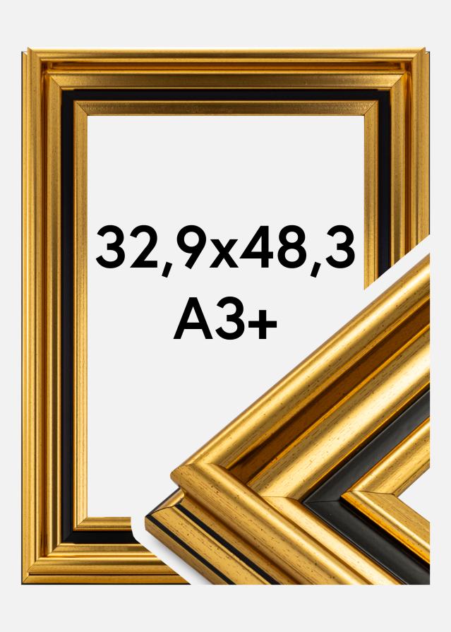 Ramme Gysinge Premium Guld 32,9x48,3 cm (A3+)