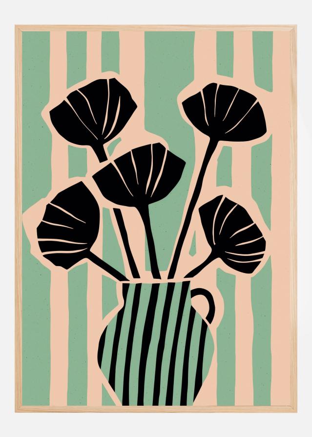 Striped Still Life I Plakat