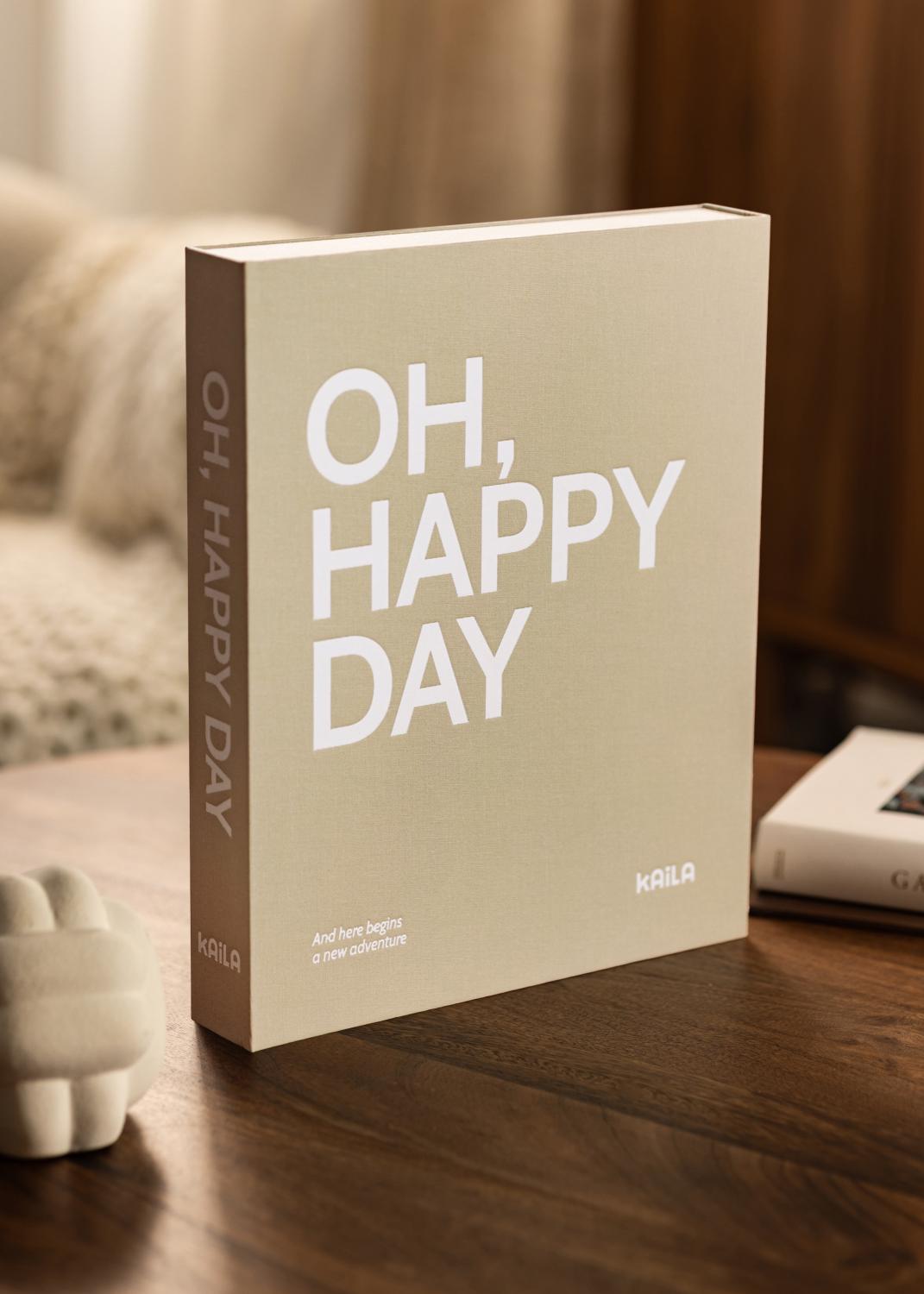 Product Image for KAILA OH HAPPY DAY Grey - Coffee Table Photo Album (60 Sorte Sidere)