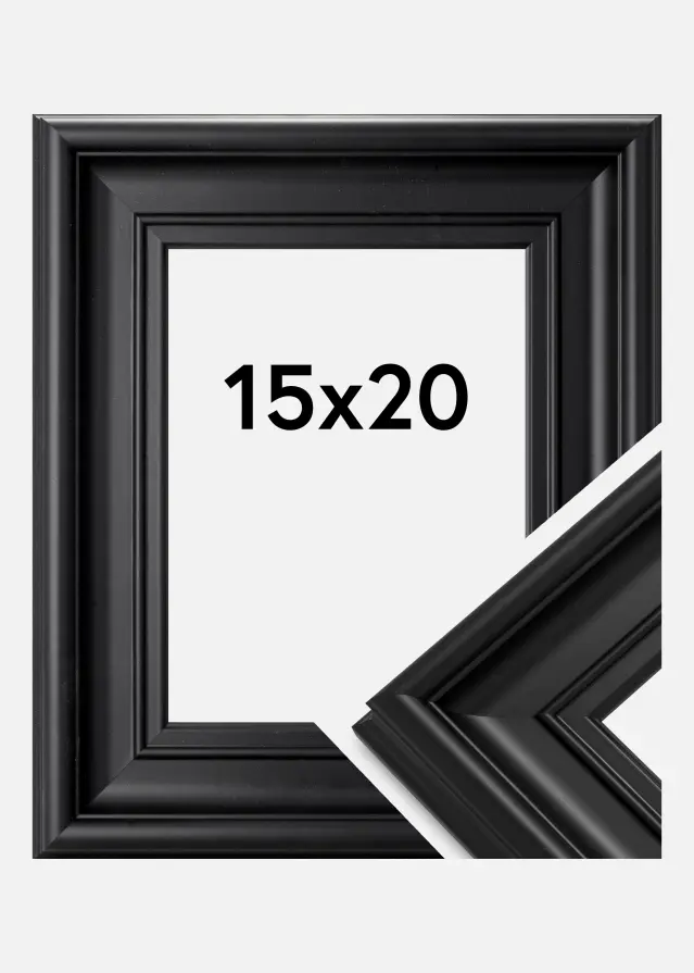 Ramme Mora Premium Sort 15x20 cm
