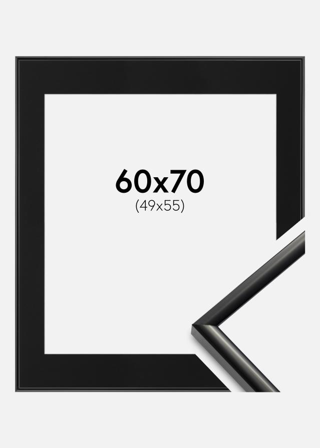 Ramme New Lifestyle Sort 60x70 cm - Passepartout Sort 50x56 cm