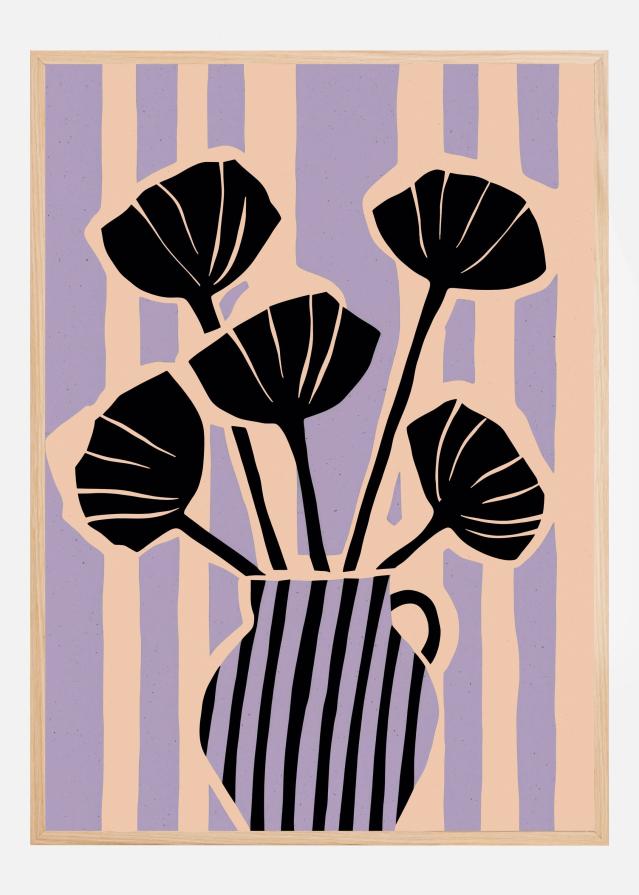 Striped Still Life II Plakat