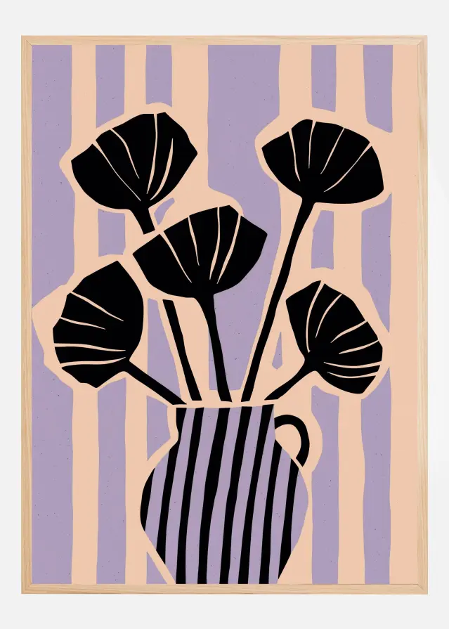 Striped Still Life II Plakat