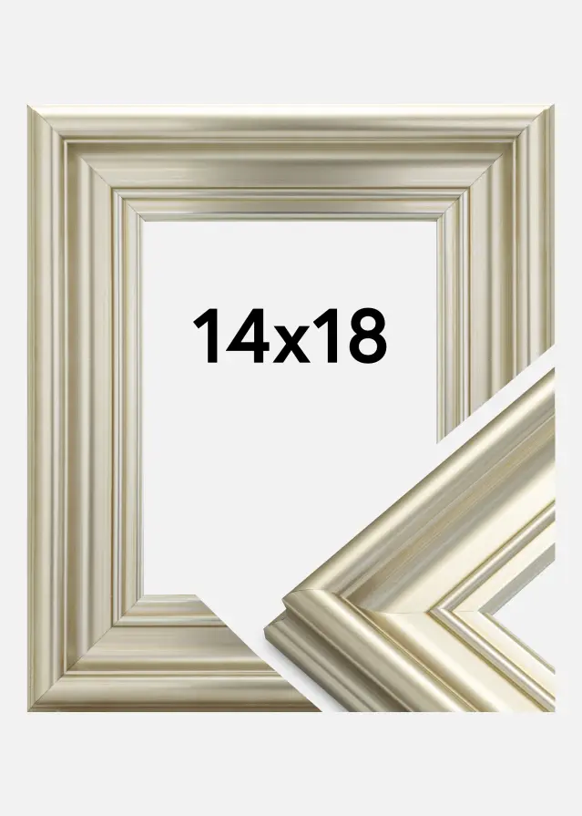 Ramme Mora Premium Sølv 14x18 cm