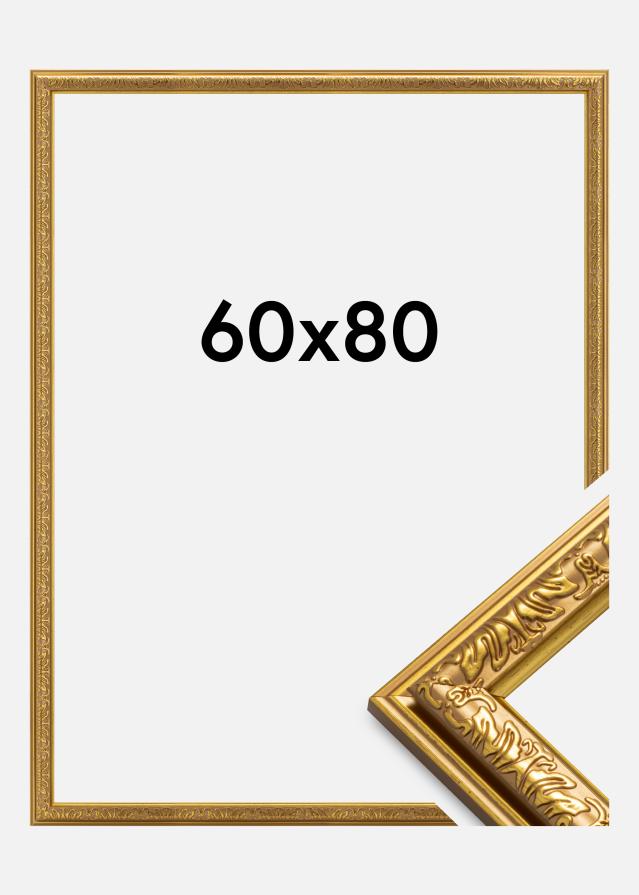 Ramme Nostalgia Guld 60x80 cm
