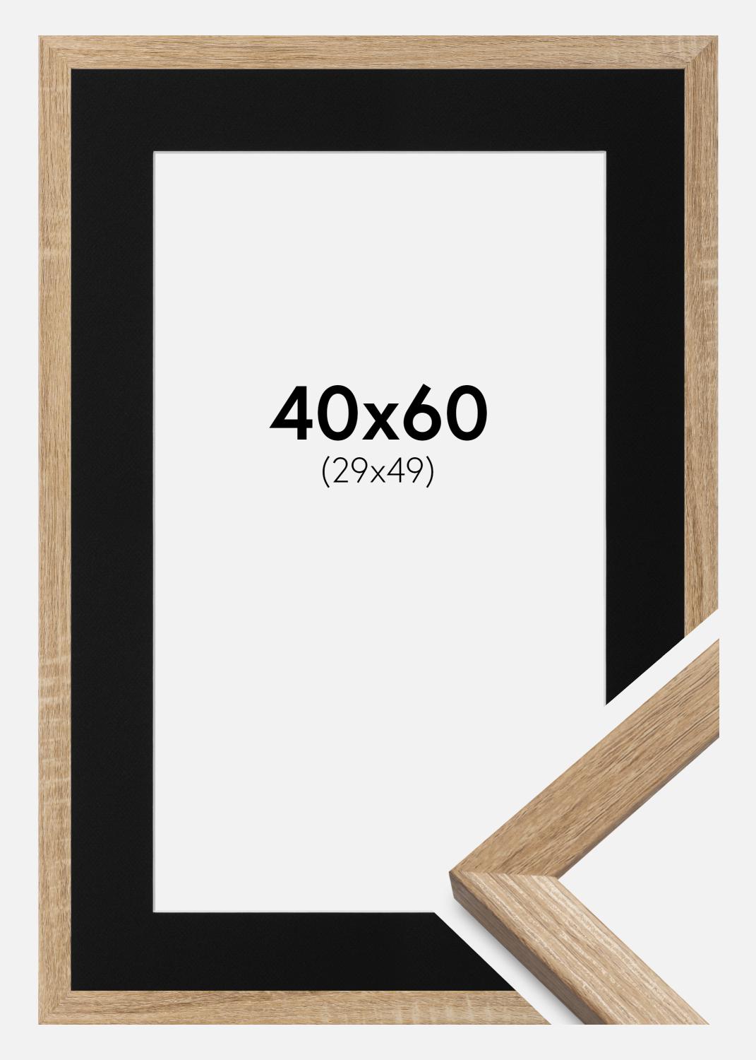 Product Image for Ramme Fiorito Lys Eg 40x60 cm - Passepartout Sort 30x50 cm