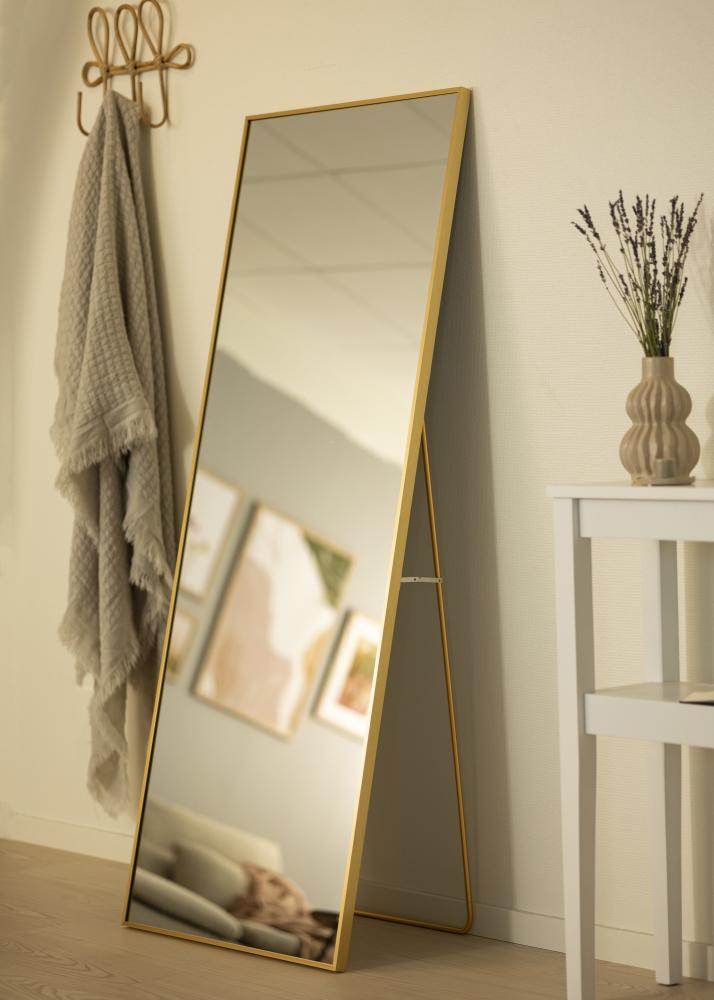 Spejl Tall Rectangle Guld 55x150 cm
