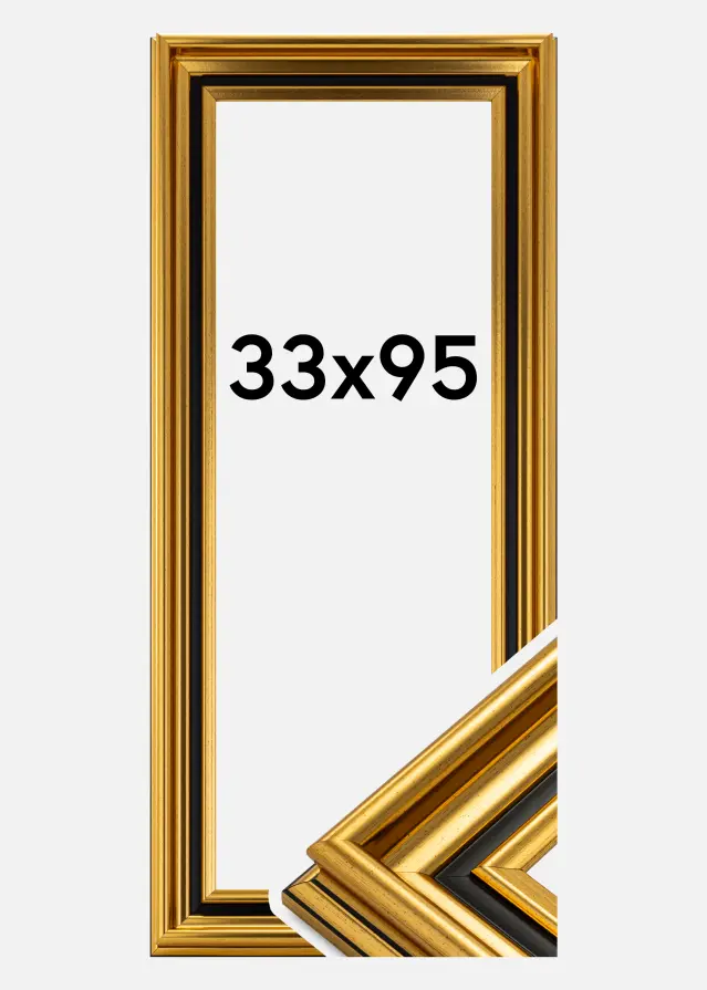 Ramme Gysinge Premium Guld 33x95 cm
