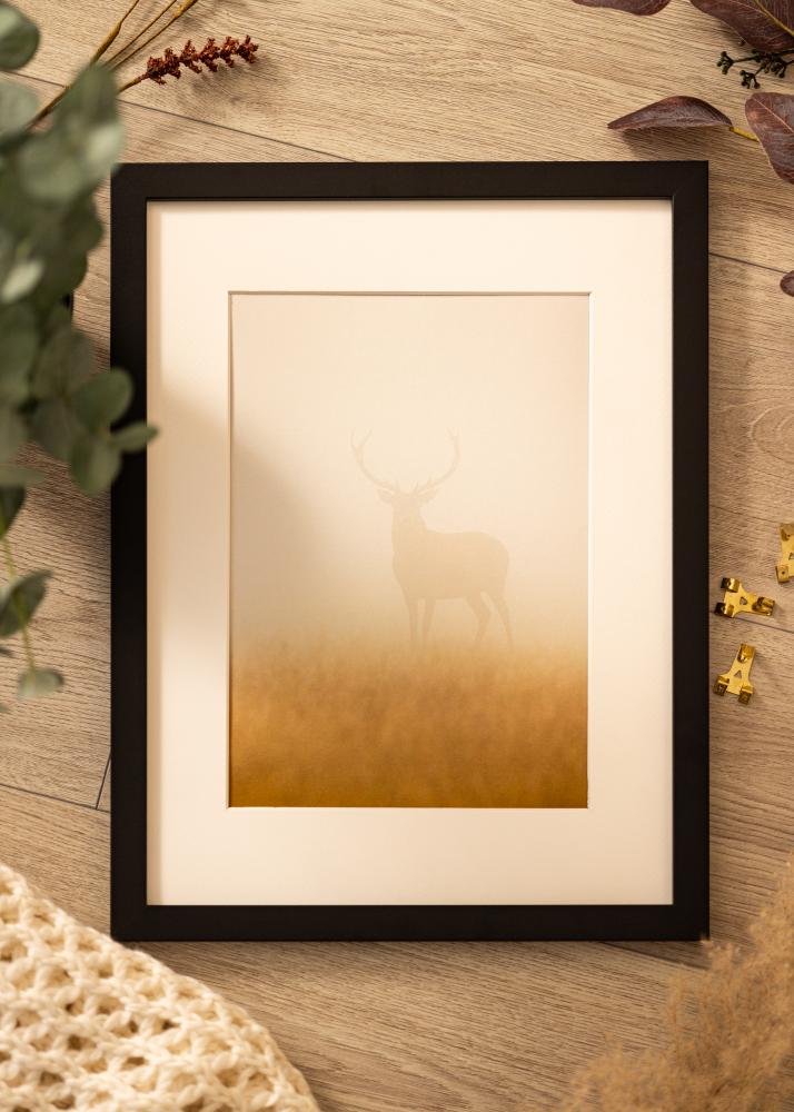 Ramme Deco Akrylglas Sort 40x40 cm