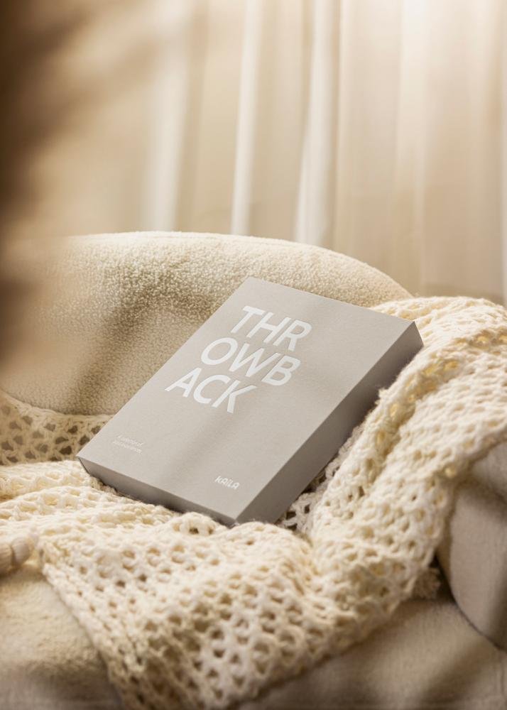 KAILA THROWBACK Dark Greige - Coffee Table Photo Album (60 Sorte Sider)