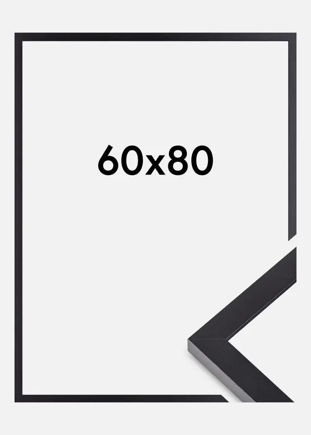Ramme Selection Akrylglas Sort 60x80 cm