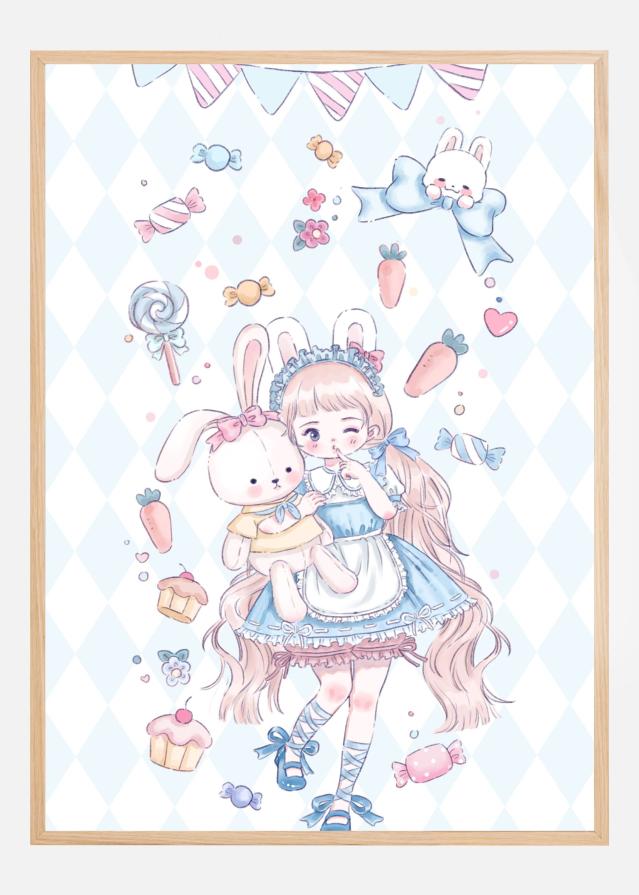 Sweet Candy Girl Plakat