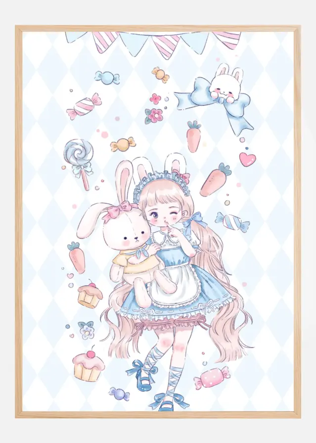 Sweet Candy Girl Plakat