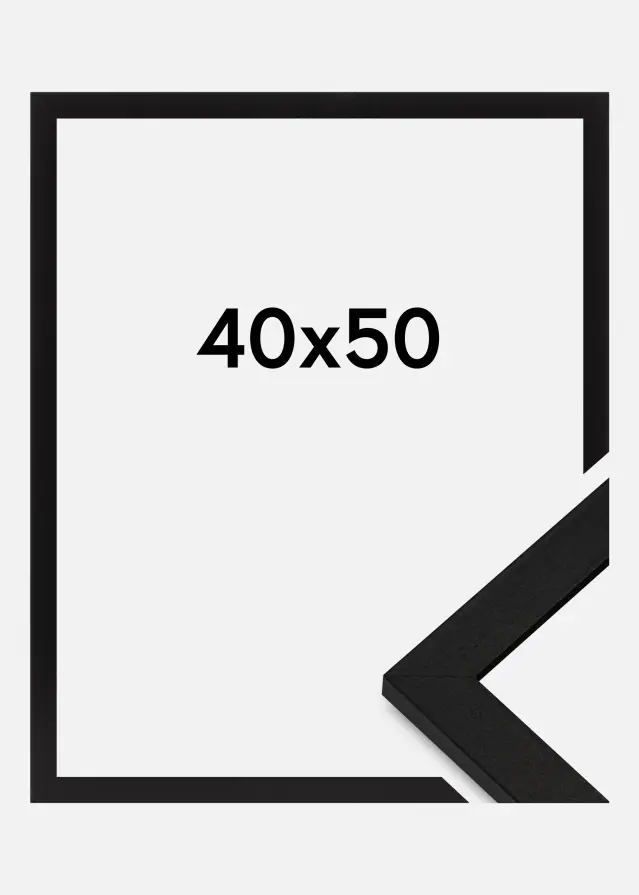 Ramme BGA Classic Akrylglas Sort 40x50 cm