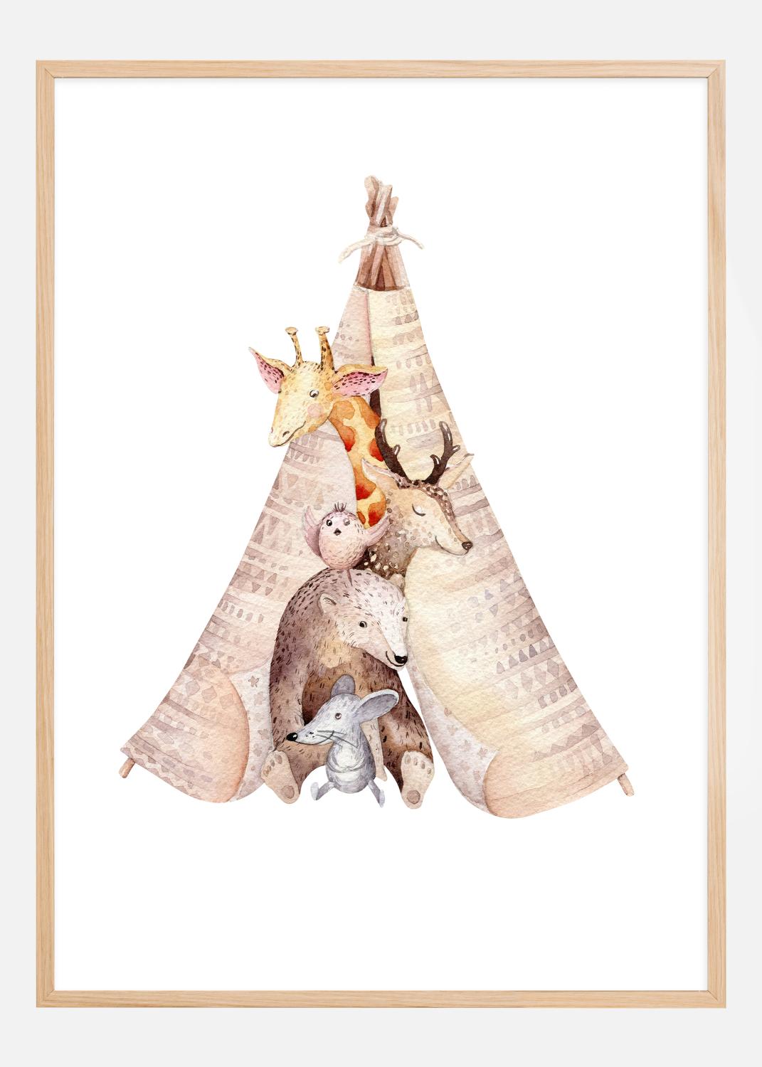 Product Image for Animal sleepover Plakat (70x100 cm)