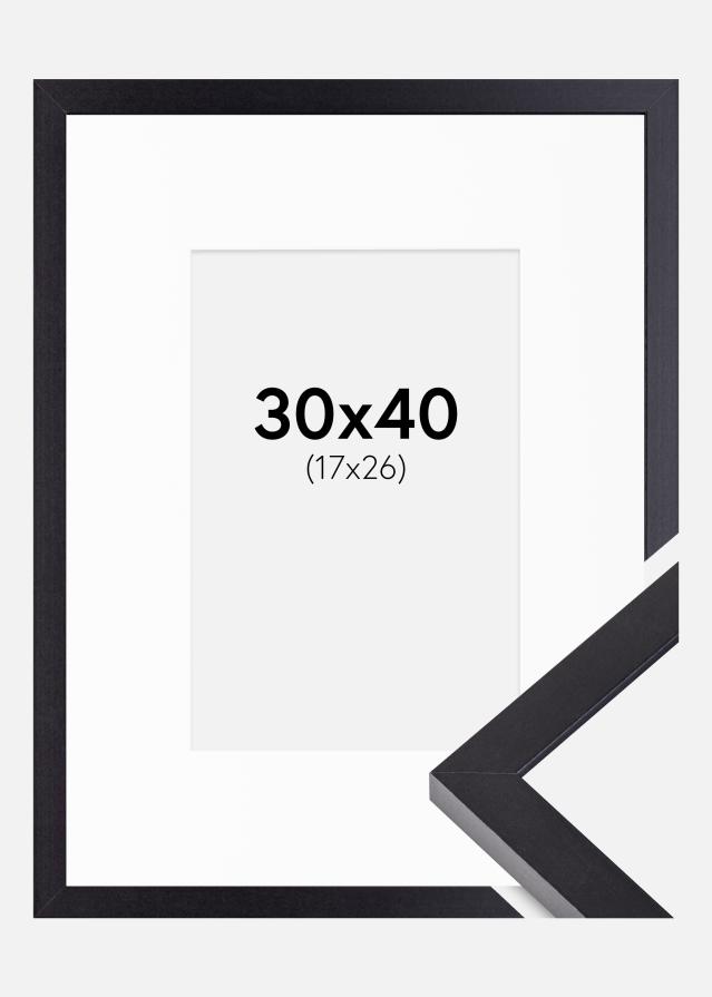 Ramme Selection Sort 30x40 cm - Passepartout Hvid 18x27 cm