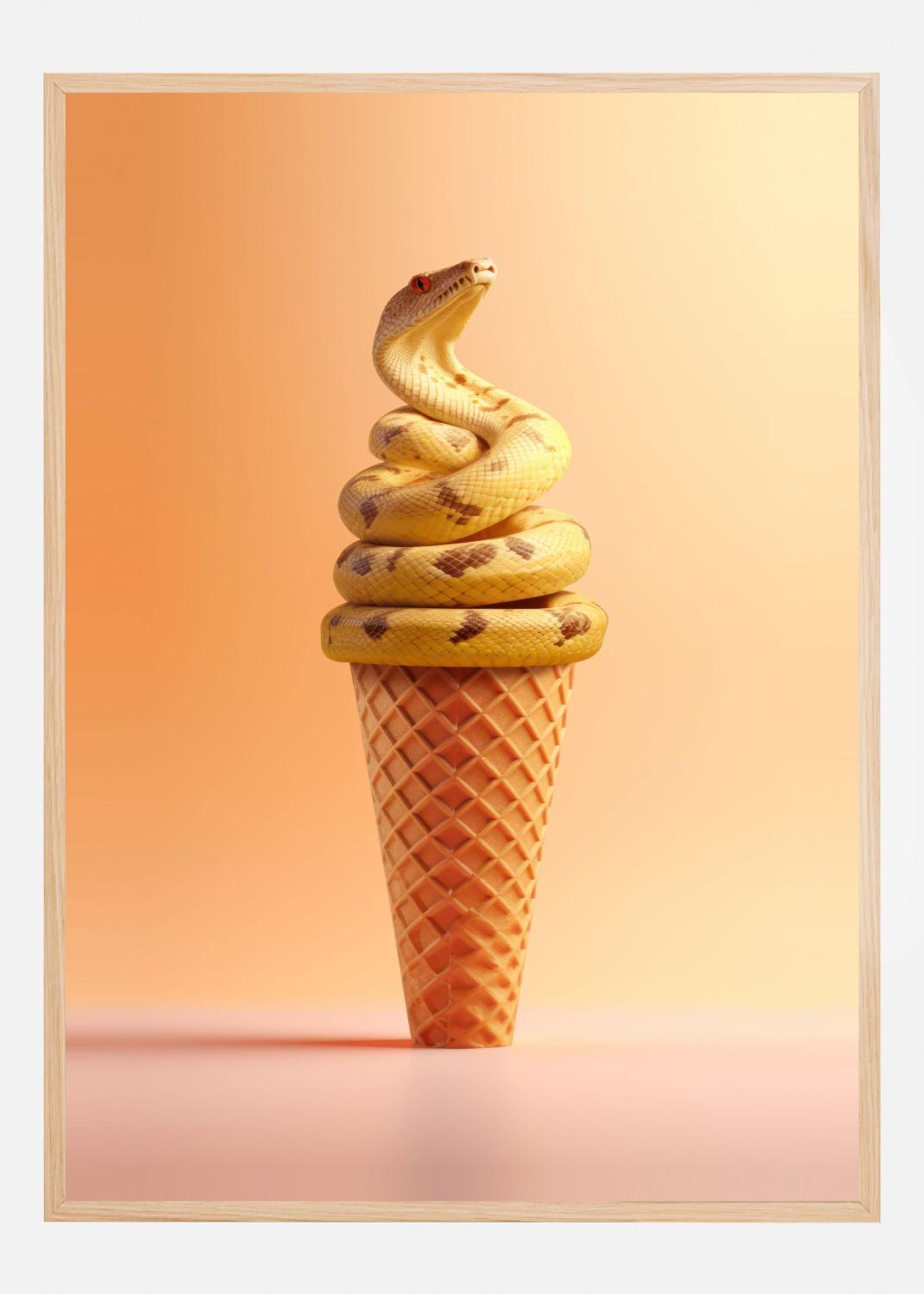 Product Image for Snake Cream Plakat (21x29.7 cm (A4))