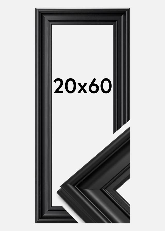 Ramme Mora Premium Sort 20x60 cm