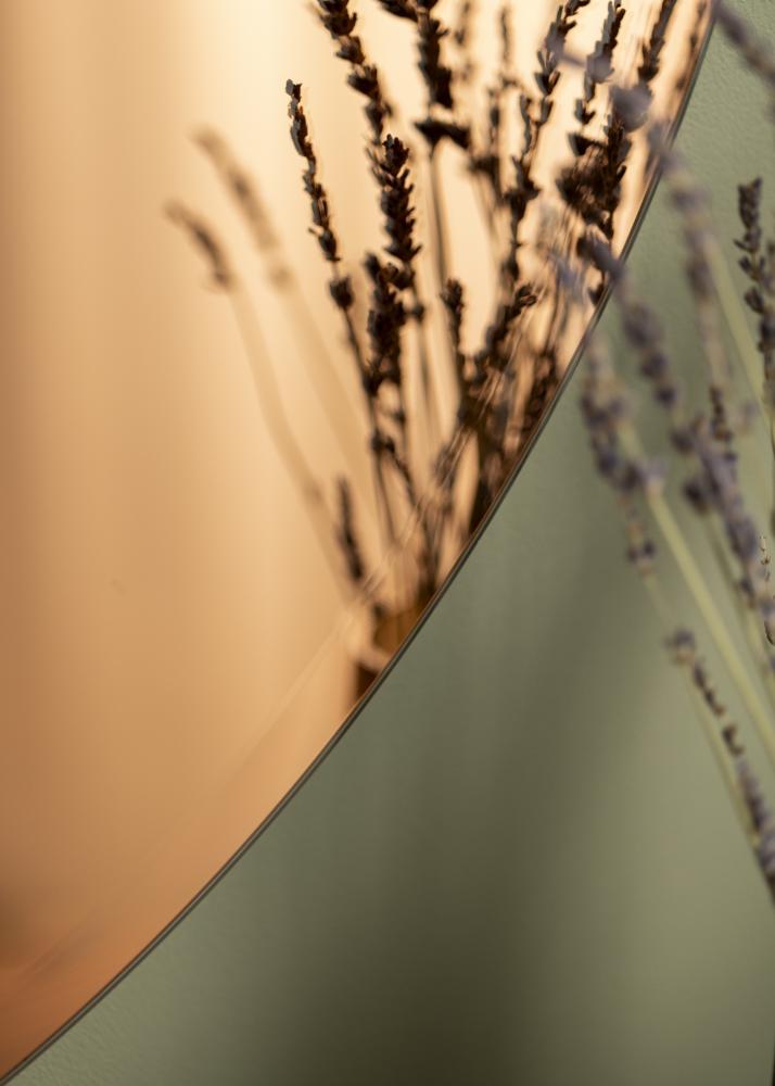 KAILA Rundt Spejl Rose Gold Deluxe 90 cm Ø
