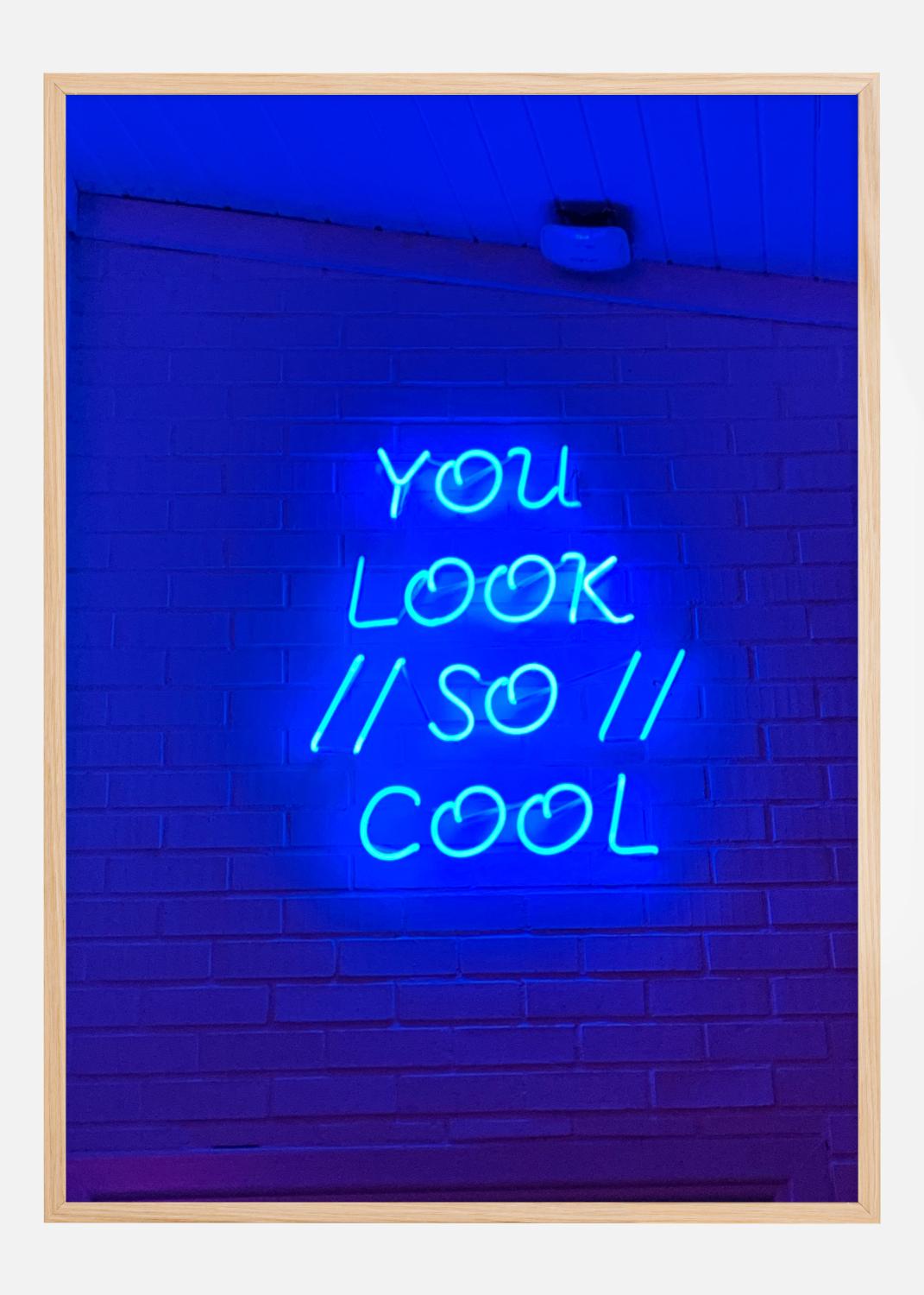 Product Image for Blue Neon Sign Plakat (70x100 cm)