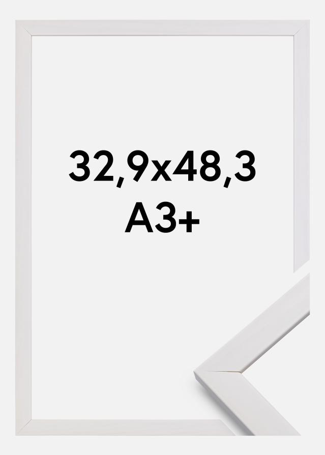 Ramme Stilren Akrylglas Hvid 32,9x48,3 cm (A3+)