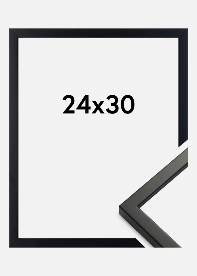 Ramme Exklusiv Sort 24x30 cm