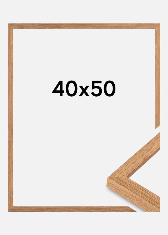 Ramme Modern Akrylglas Teak 40x50cm