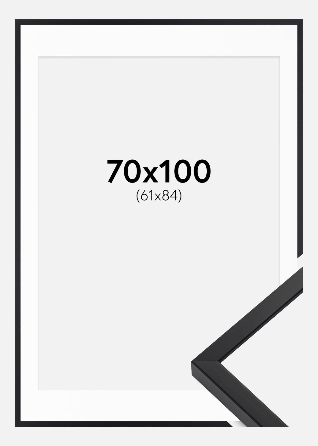 Product Image for Ramme E-Line Wide Sort 70x100 cm - Passepartout Hvid 62x85 cm