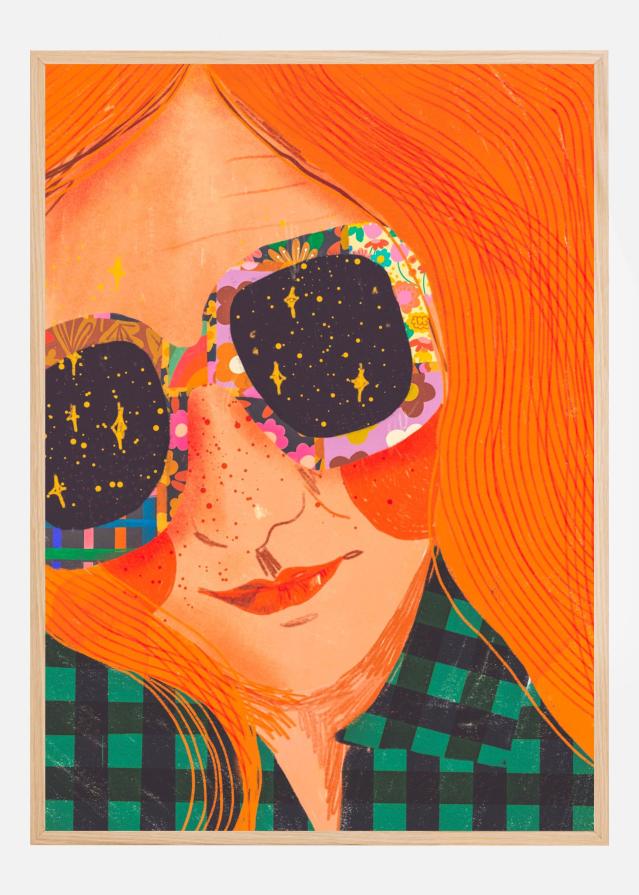 Ginger hair girl Plakat