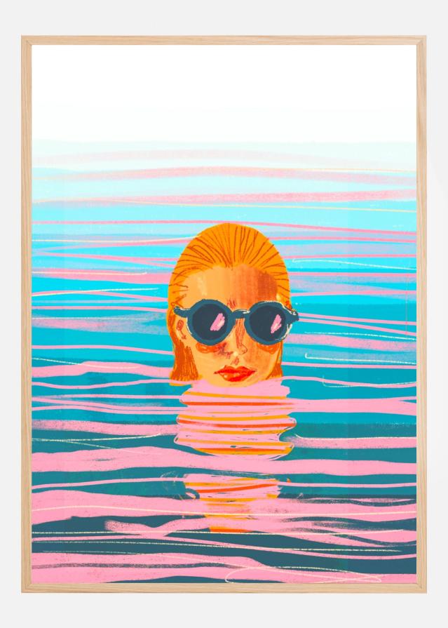 Ocean swim Plakat
