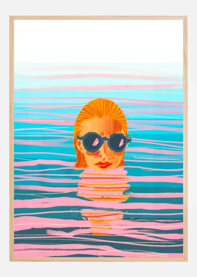Ocean swim Plakat