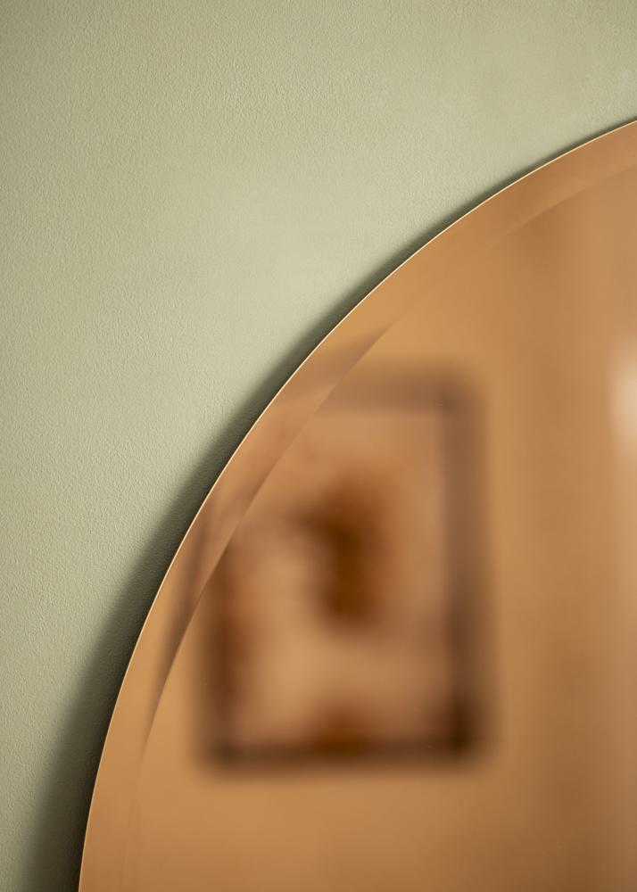 KAILA Rundt Spejl Rose Gold Deluxe 90 cm Ø