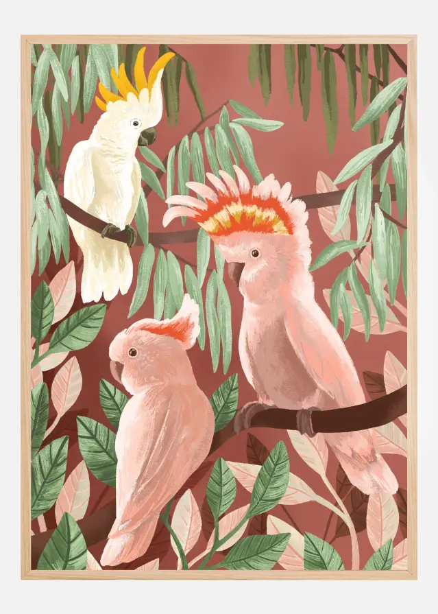 Cockatoos Plakat